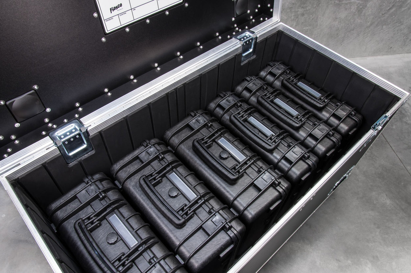 48 x 30 Road Case with Six Polyproof Cases for Tools