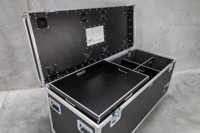 24 x 60 Tall Road Case with Custom Divider inserts and Trays