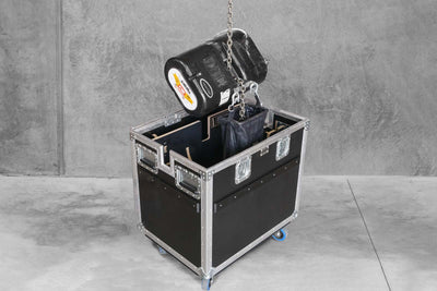 CM 2T Hoist in 24 x 30 Cadillac Case