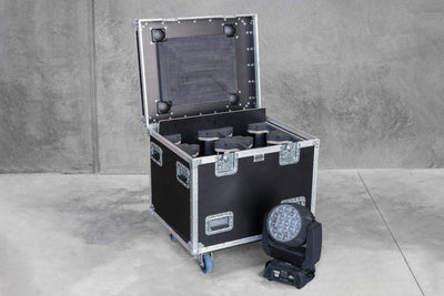 24 x 30 ROAD CASE WITH INSERT FOR CHAUVET ROGUE R2 WASH LIGHTS