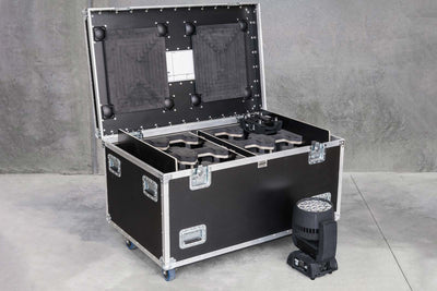 48 x 30  ROAD CASE OPEN WITH CHAUVET ROGUE R2 WASH INSERT