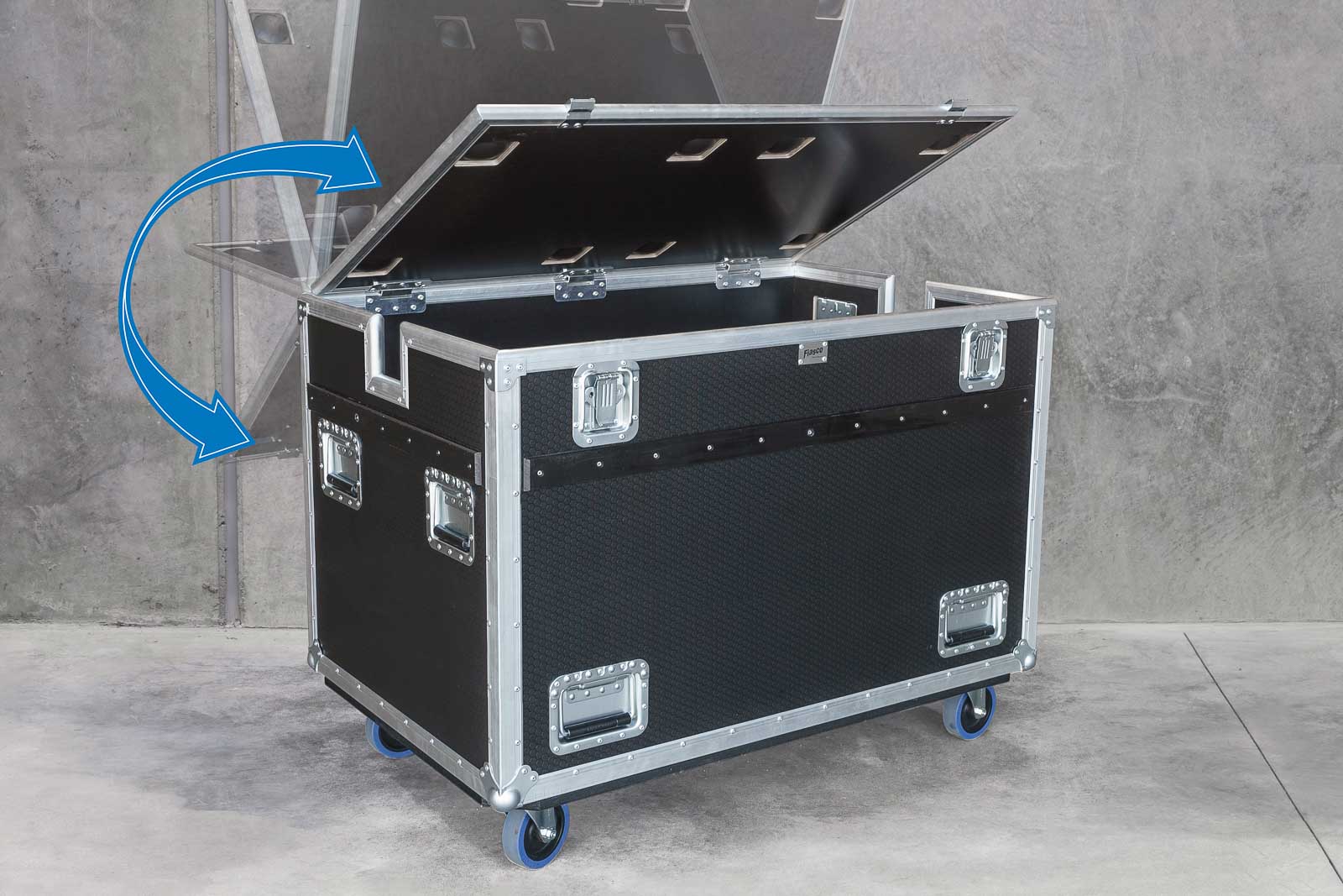 48 x 30 Double SLAM Rack 12U | Touring Road Cases| Fiasco Cases ...