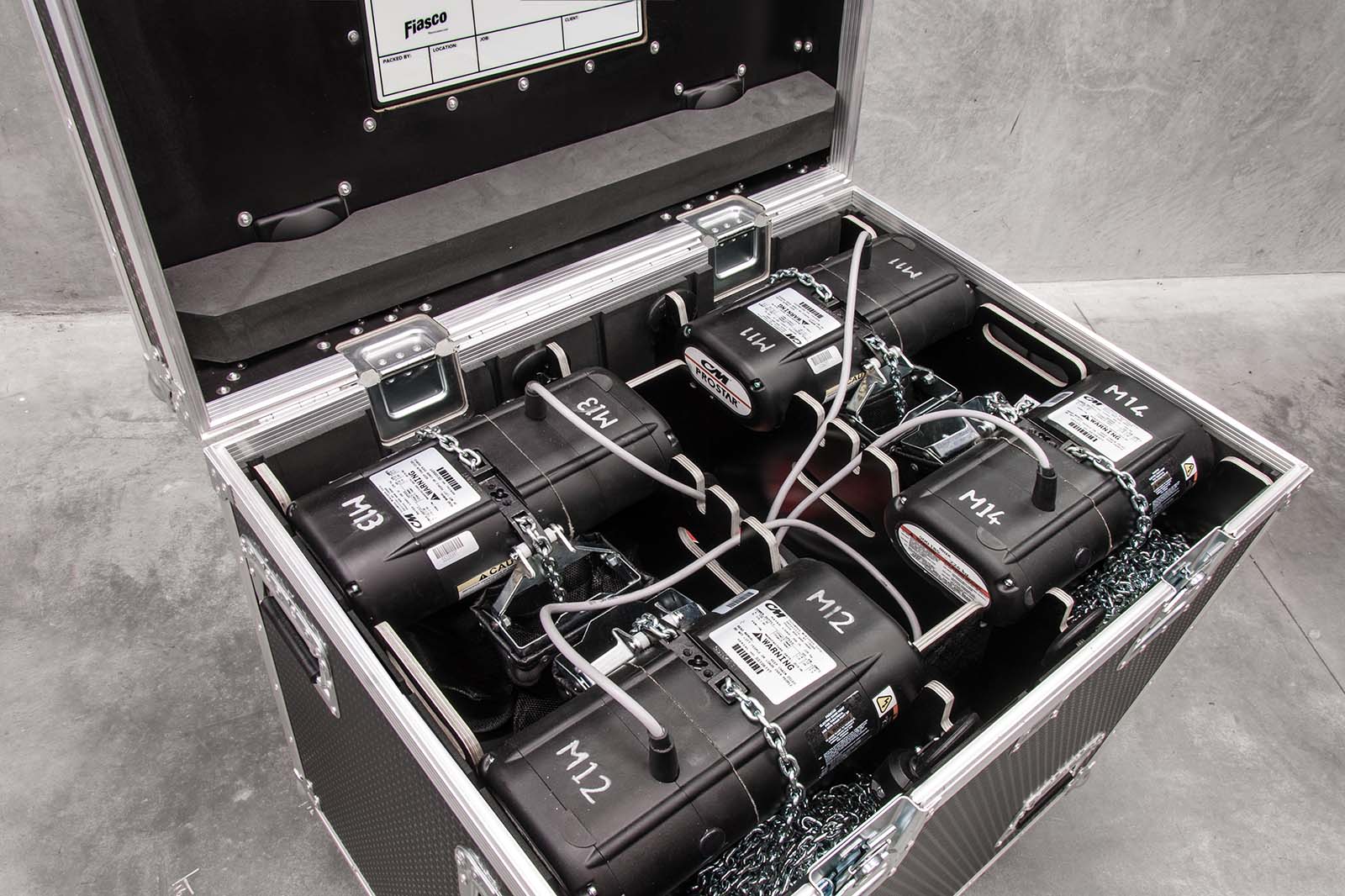 Chain Motor Standard Chain Motor Cases | Road Case | Fiasco Cases – Fiasco Cases USA