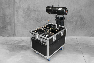 CM 1/2T Hoist 2-UP in 24 x 30 Low Cadillac Case