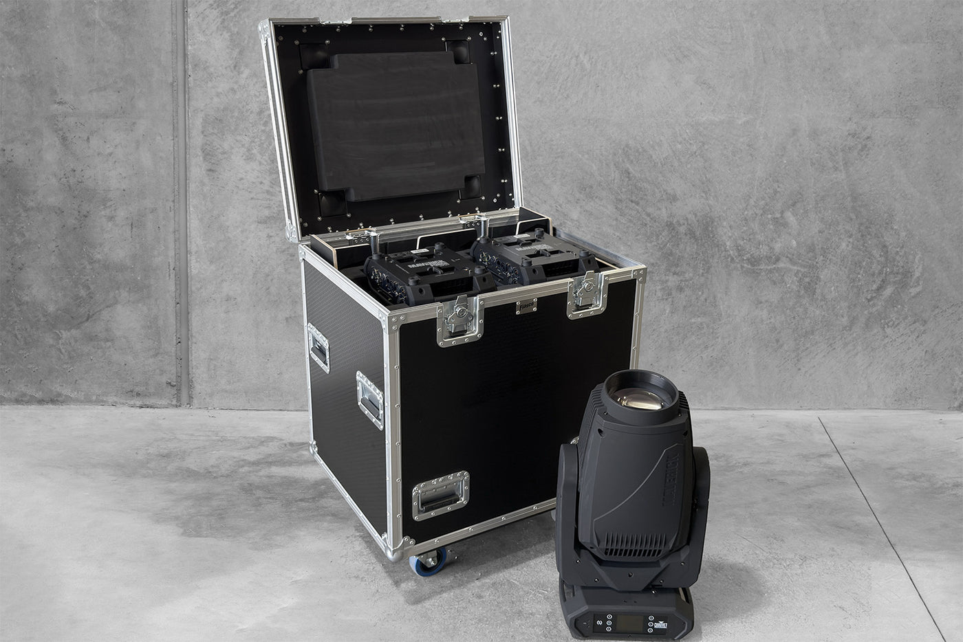 Chauvet Maverick Force X Profile & Spot 2UP in 24 X 30 Tall Case