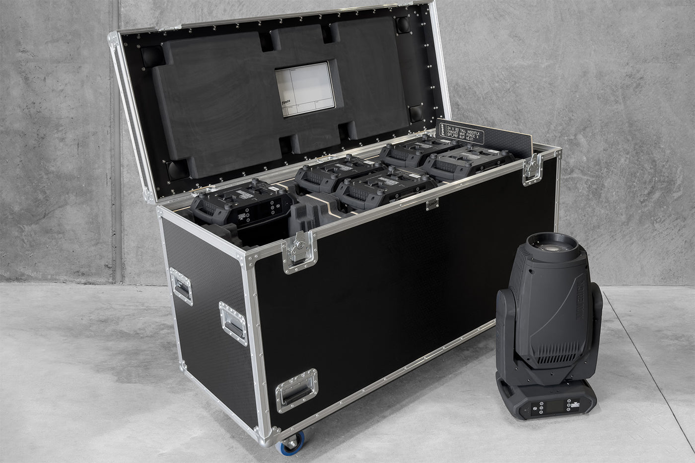 Chauvet Maverick Force X Profile & Spot 6UP in 24 X 60 Tall Case