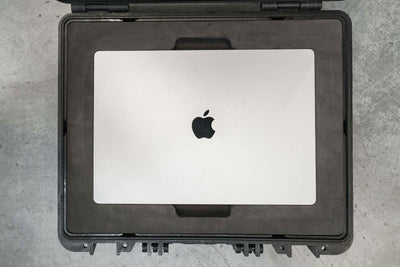 Hard case with custom insert for MacBook Pro