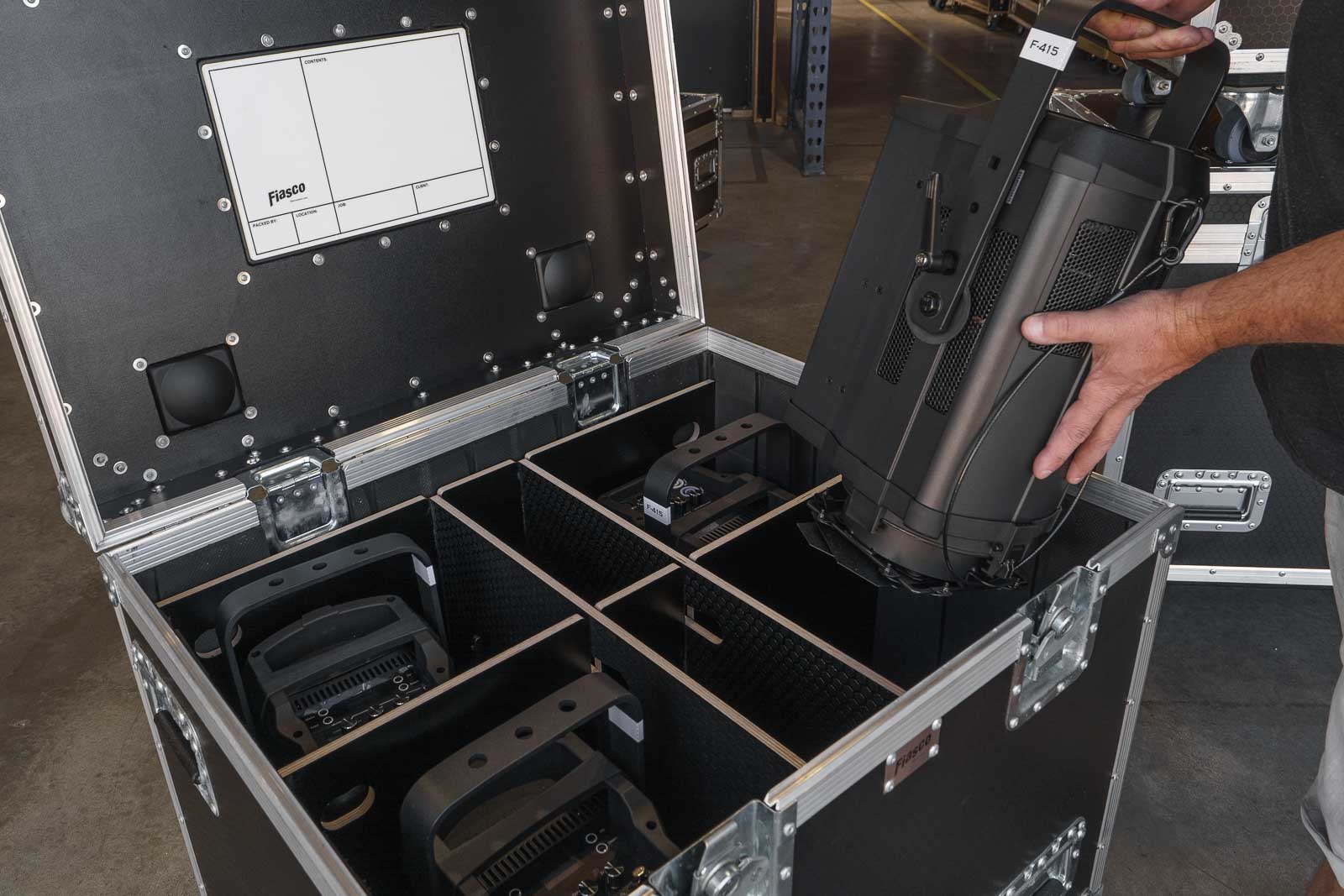 24 x 30 CASE WITH LED FRESNEL DIVIDER | Road Case for Lights – Fiasco ...
