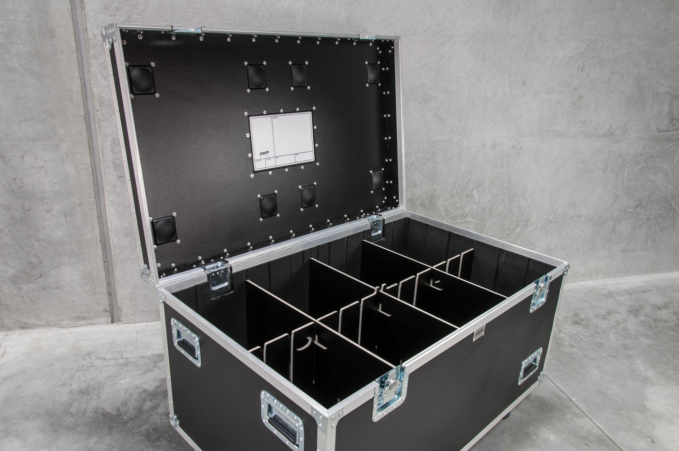 48 x 30 Road Case with Divider Inserts