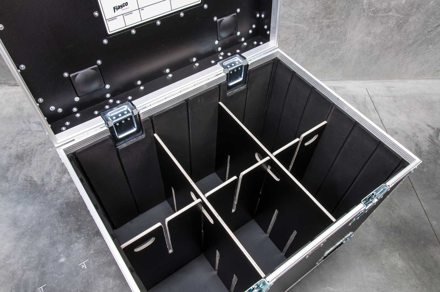 Road Case Color Road Case Divider And Tray | Touring Road Cases | Fiasco Cases – Fiasco ...