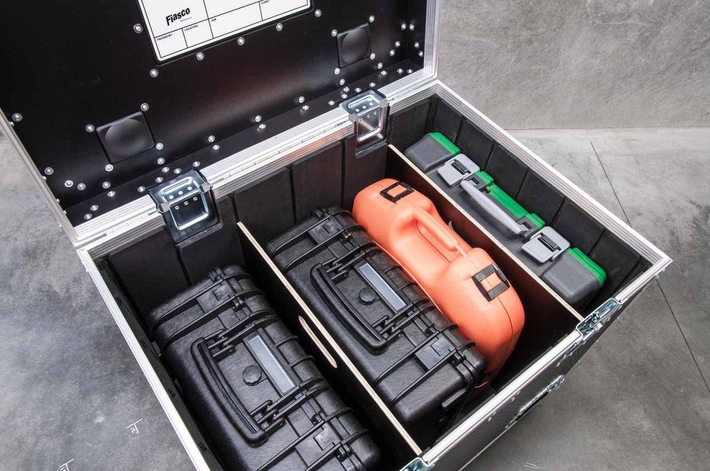 Road Case Color Road Case Divider And Tray | Touring Road Cases | Fiasco Cases – Fiasco ...