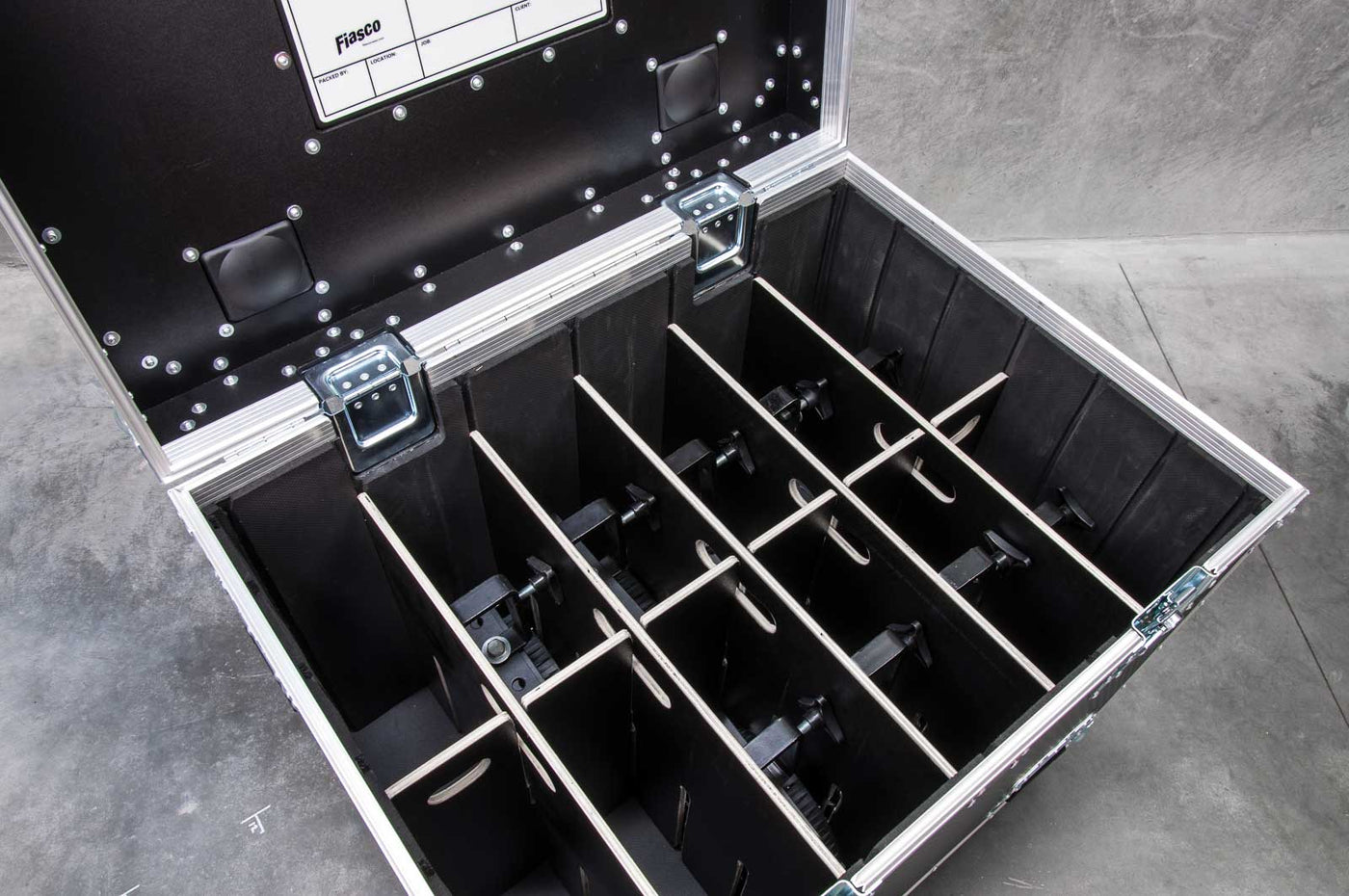 Road Case Color Road Case Divider And Tray | Touring Road Cases | Fiasco Cases – Fiasco ...